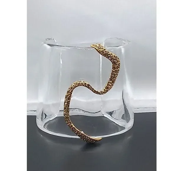 Alexis Bittar Spring/Summer 2013 Lucite Bracelet w/Golden Snake Statemen… - Picture 1 of 16